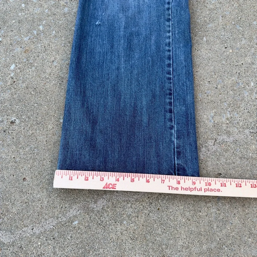 Rock & Roll Pistol Straight‎ Regular Jeans Men's 38x32 Thick Stitch Cowboy Denim